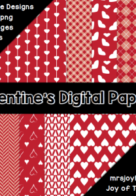 Free Valentine's Digital Paper...in January?!